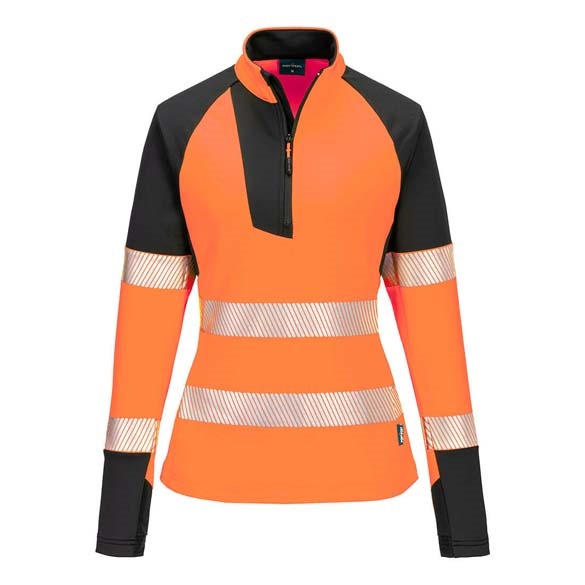 PW3 Hi-Vis Women&#39;s 1/4 Zip Sweatshirt